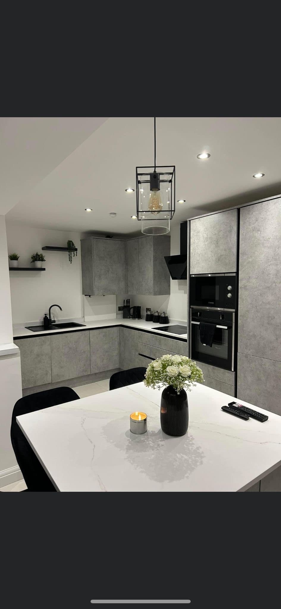 Modern Grey Kitchen Renovation